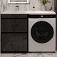 Style Line Мебель для ванной Даймонд 120 L Glass Люкс Plus черная – фотография-23